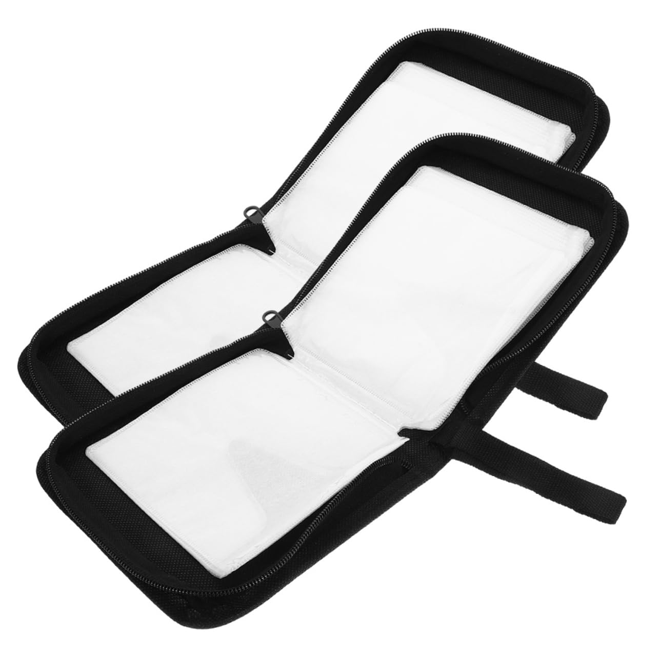 PRETYZOOM 4 Set Scatola Di Immagazzinaggio Cd Custodie Cd Porta Borsa Dvd Astuccio Custodia Porta Custodia Per Da Viaggio Tessuto Non Tessuto in Polipropilene 2 Pezzi * 4