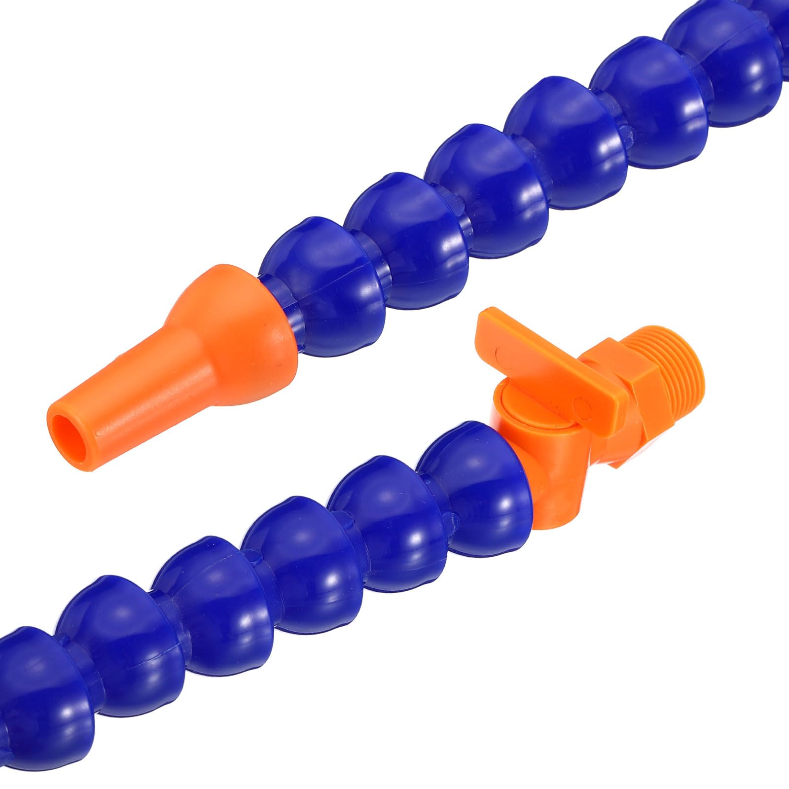 QUARKZMAN 3/8" Rosca Flexible Manguera Agua Aceite Refrigerante Tubo 30mm Plástico Boquilla Enfriamiento 4uds
