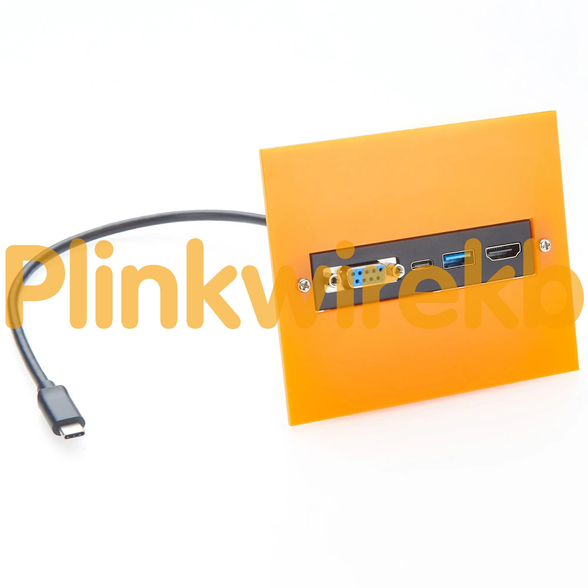 Adaptateur USB-C vers HDMI DB9 RS232 USB-A USB-C Panel Mount Modèle PCM-KW-563 (1,5 m)