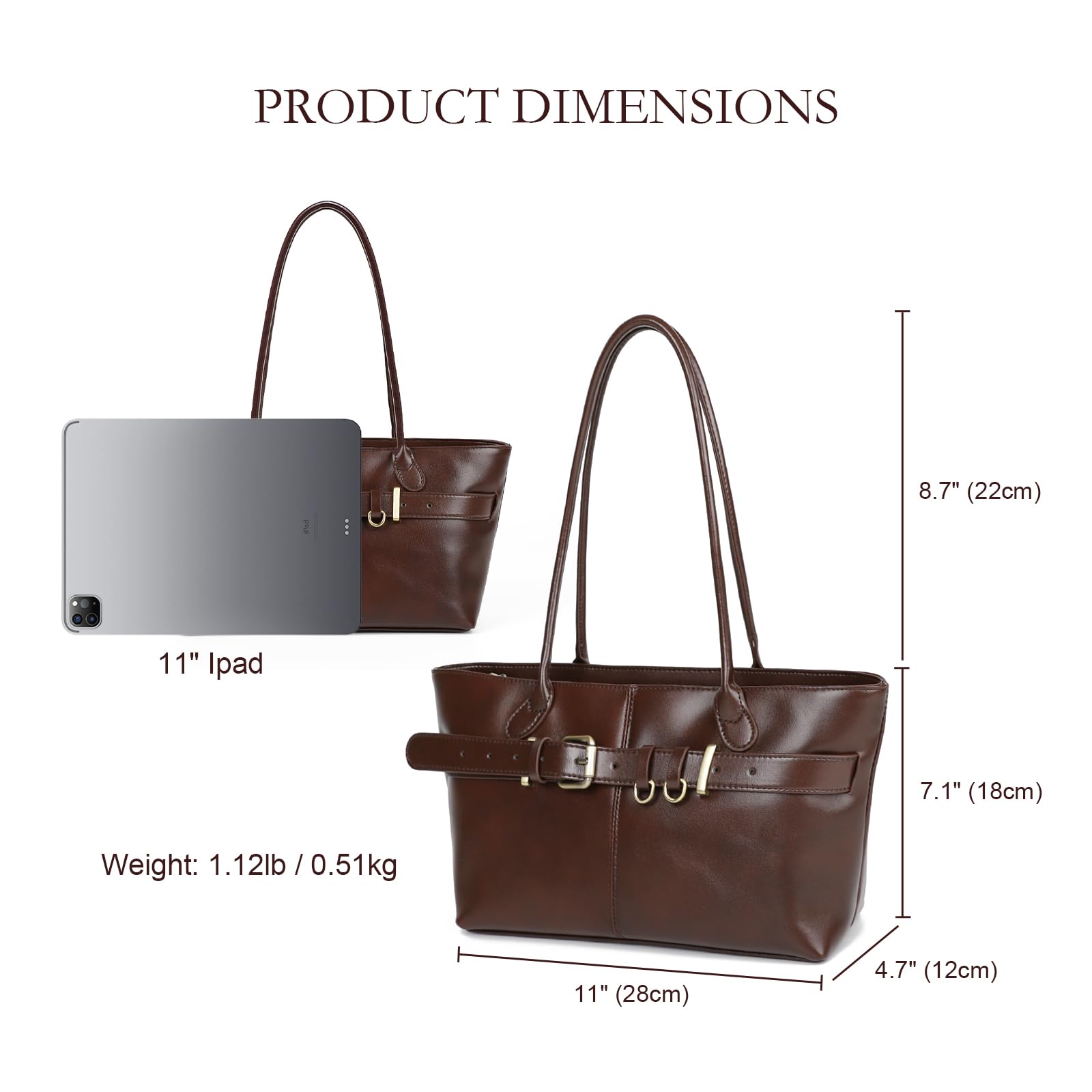 Bolso Tote de Piel para Mujer