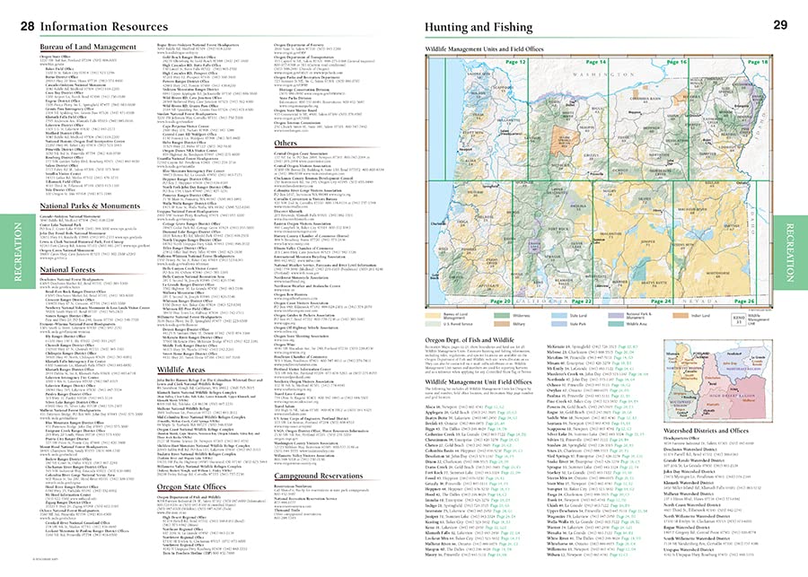Oregon Road & Recreation Atlas (Benchmark Recreation Atlases) - Image 2