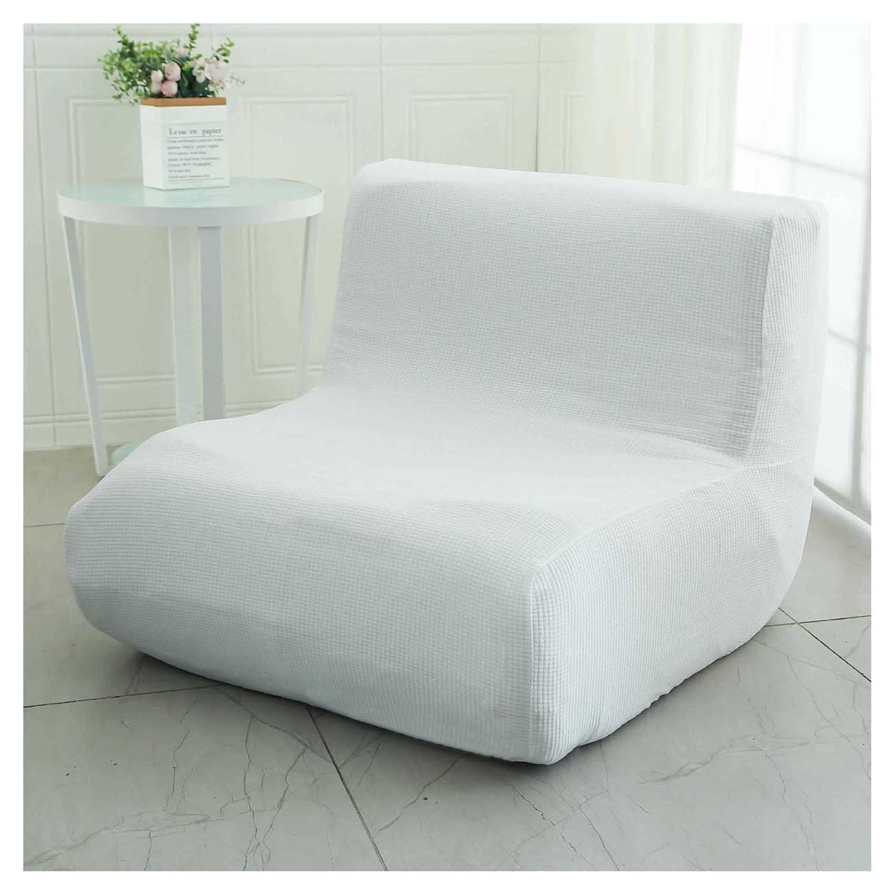 ELYSYSRL Armless Sofa Cover Lazy Floor Armless Chair Slipcover Folding Sofa Bed Cover Non-Armrest Furniture Protector Without Armrests for Kids Dog Cat (Color : #3)