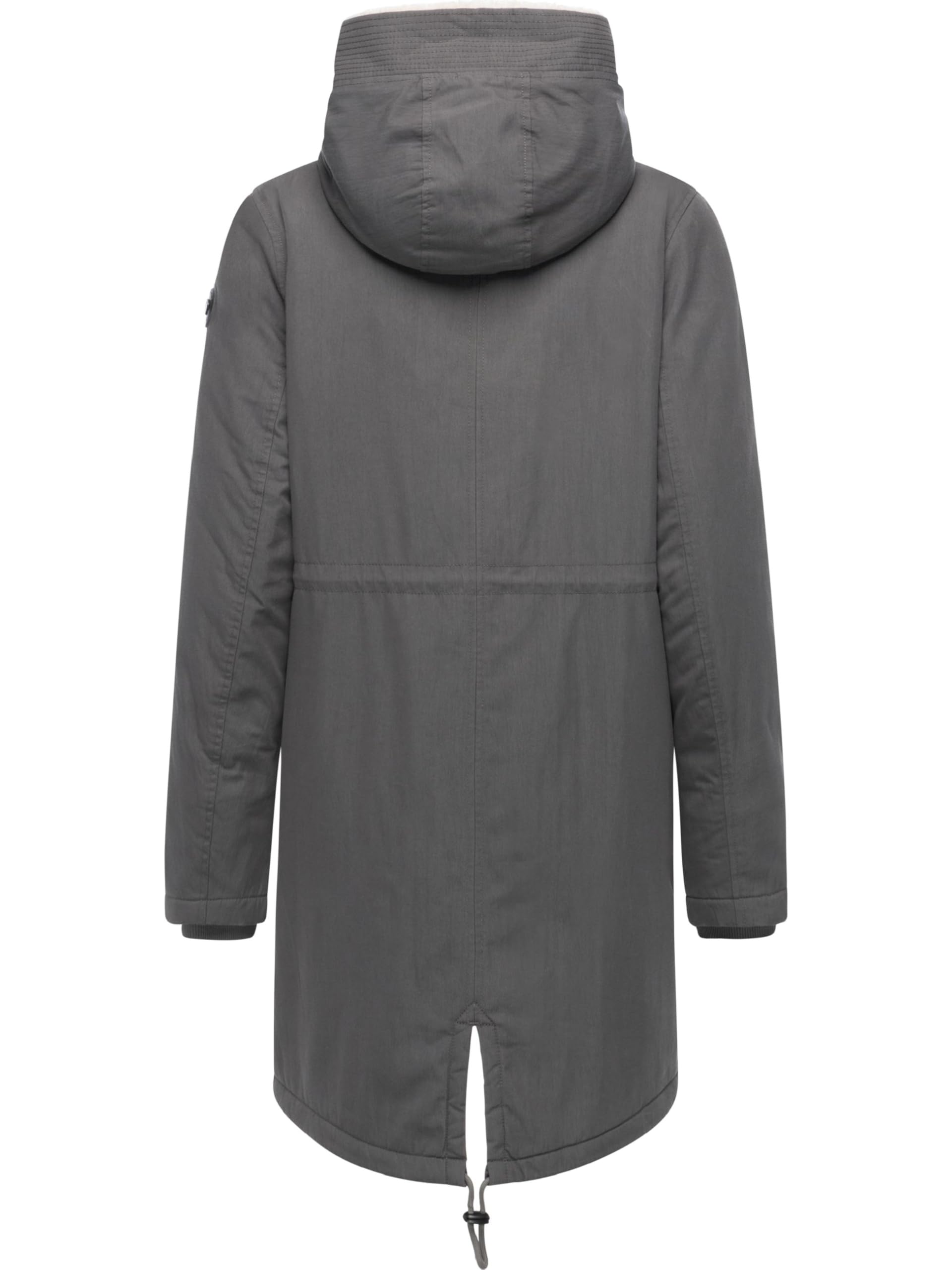 Ragwear Damski długi płaszcz, ciepła kurtka zimowa z wewnętrznymi szelkami i kapturem Coogle YOUMODO XS-5XL