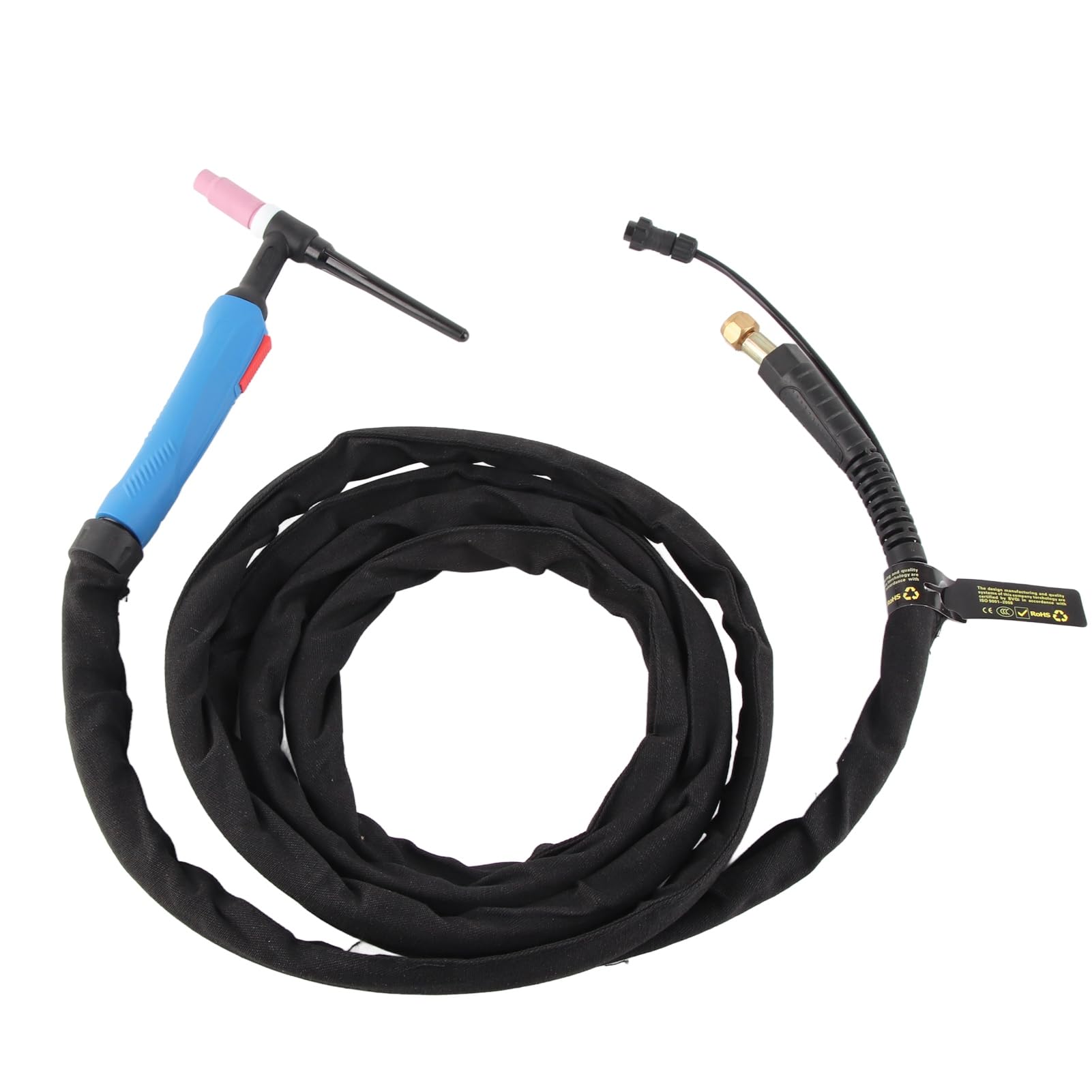 Torche de Soudage TIG, Câble Flexible WP-26 4 Mètres, Résistance à Haute Température, Conception Ergonomique, Installation Facile pour Divers Métaux