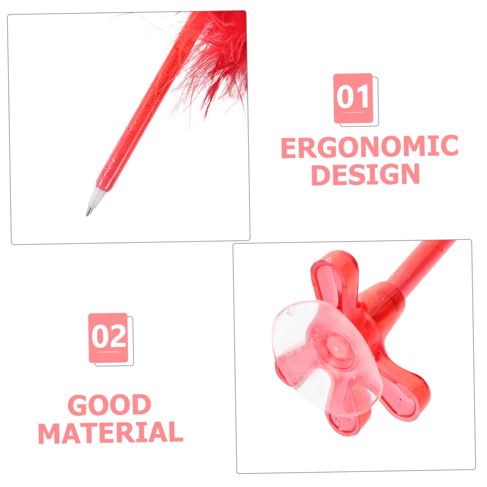 24pezzi Penne Sfera Con Design Di Struzzo Di Cancelleria Creativa Per Studenti Articoli Per La Scrittura Colorati e Divertenti Per Regali e Attività Scolastiche