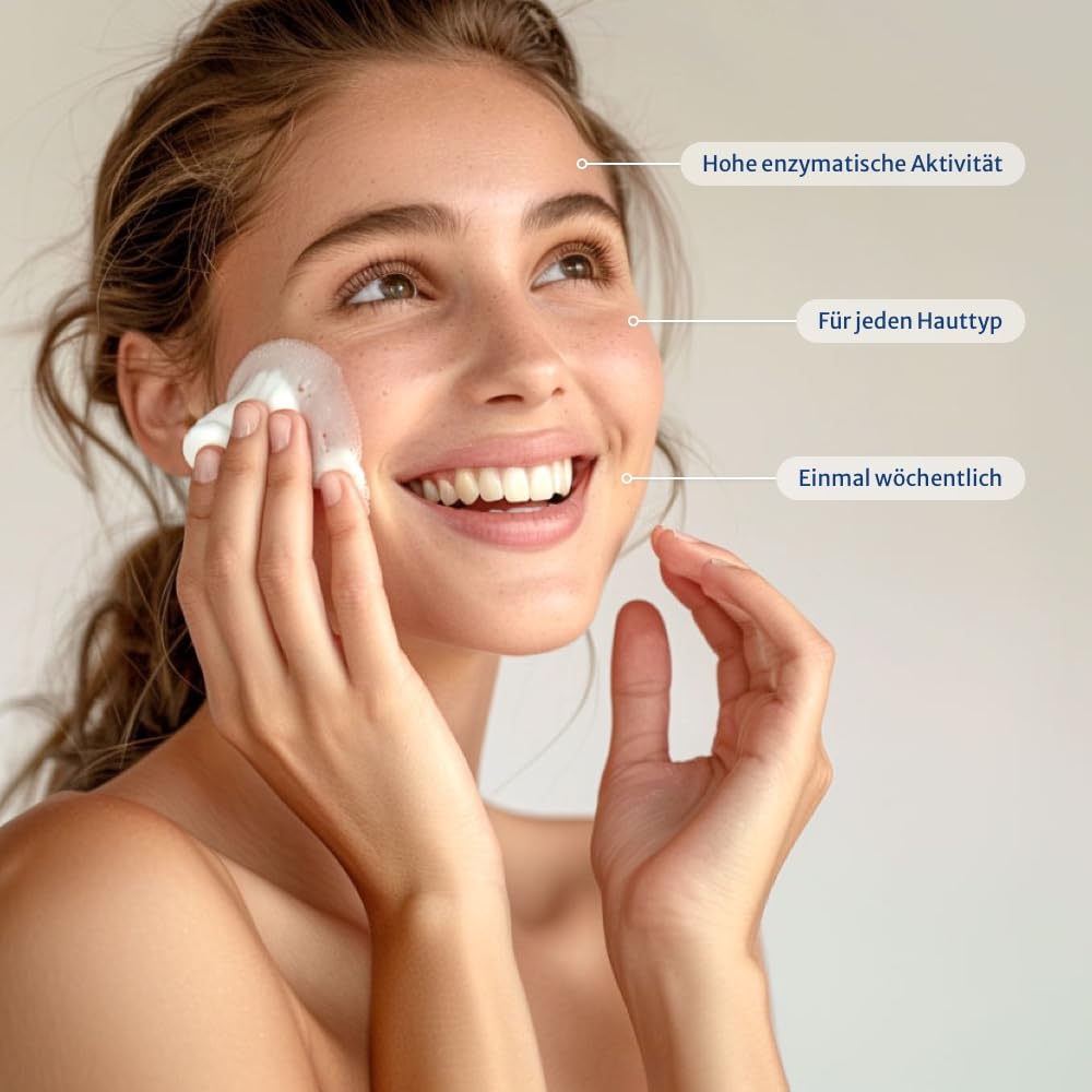 Hefe-Enzym-Gesichtspeeling-Creme für alle Hauttypen | reinigend & schützend |100ml