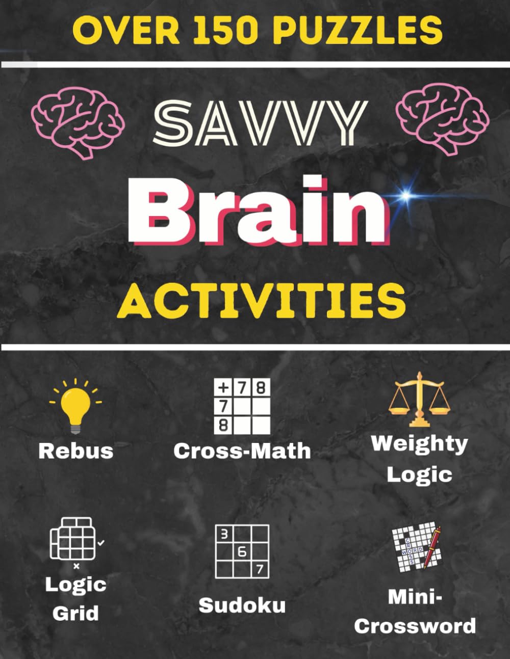 Savvy Brain Activities: Mixed Puzzles for Adults