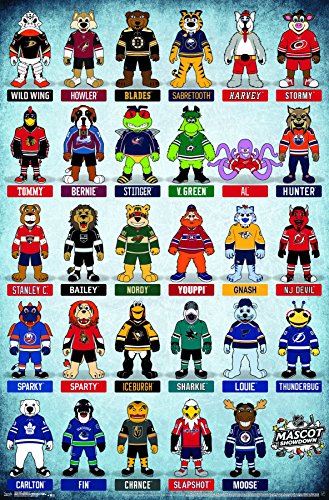 Trends International NHL League-Mascots 17 Wall Poster, 22.375