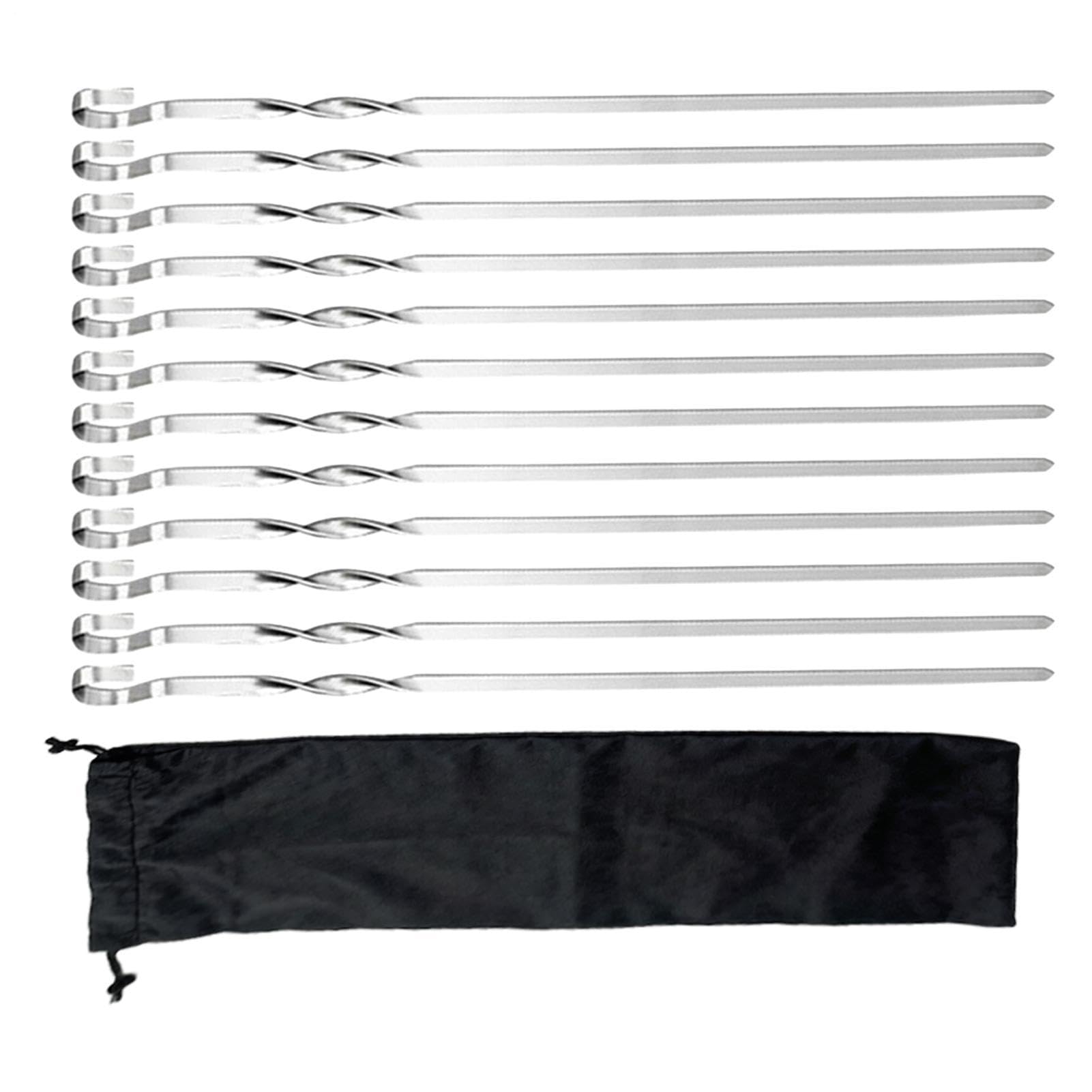 Brochettes BBQ Acier Inoxydable Lavable au Lave-Vaisselle