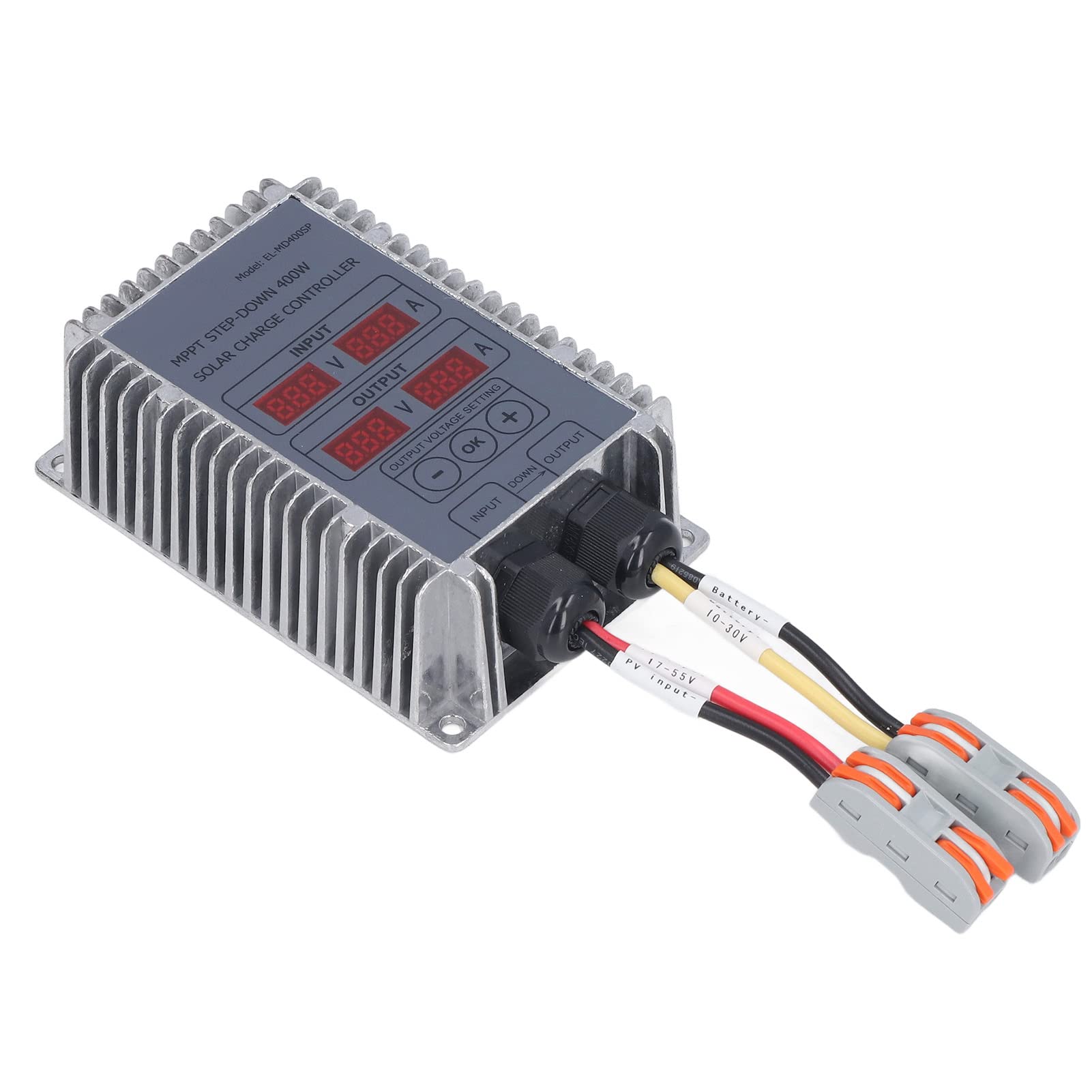 Regolatore di carica solare Carica MPPT 10‑30 V Controllo regolabile per batteria (400W)