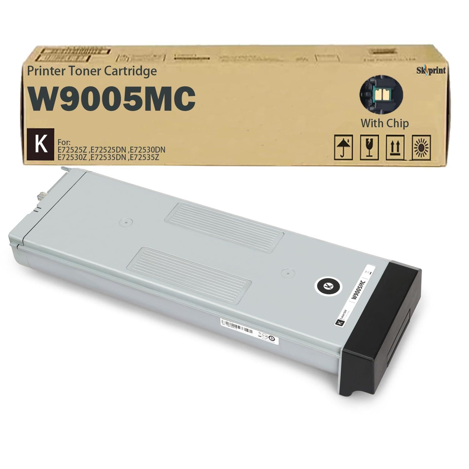 W9005 W9005MC Black Toner Cartridge Replacement for HP W9005MC Toner Cartridge Managed Flow MFP E72525Z E72525DN E72530DN E72530Z E72535DN E72535Z