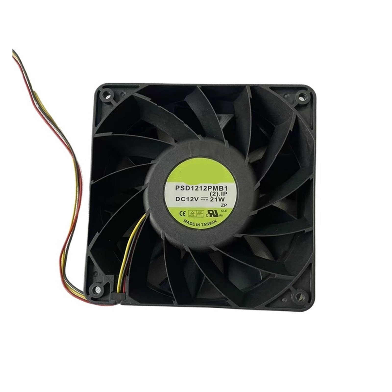 Mbpaihop One Color 1238 Fan Psd1212pmb1 12V 21W 3-Wire 120X120x38mm Dc Cooling Fan
