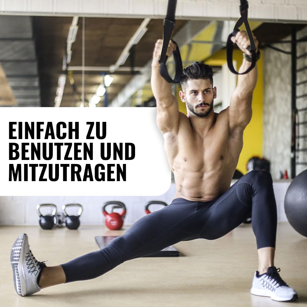Trx Schlingentrainer für Heim-Suspensionstraining, Trx Bänder für Calisthenics, Fitness, Crossfit, geeignet für Liegestütze und Schlingentrainer, Armtraining