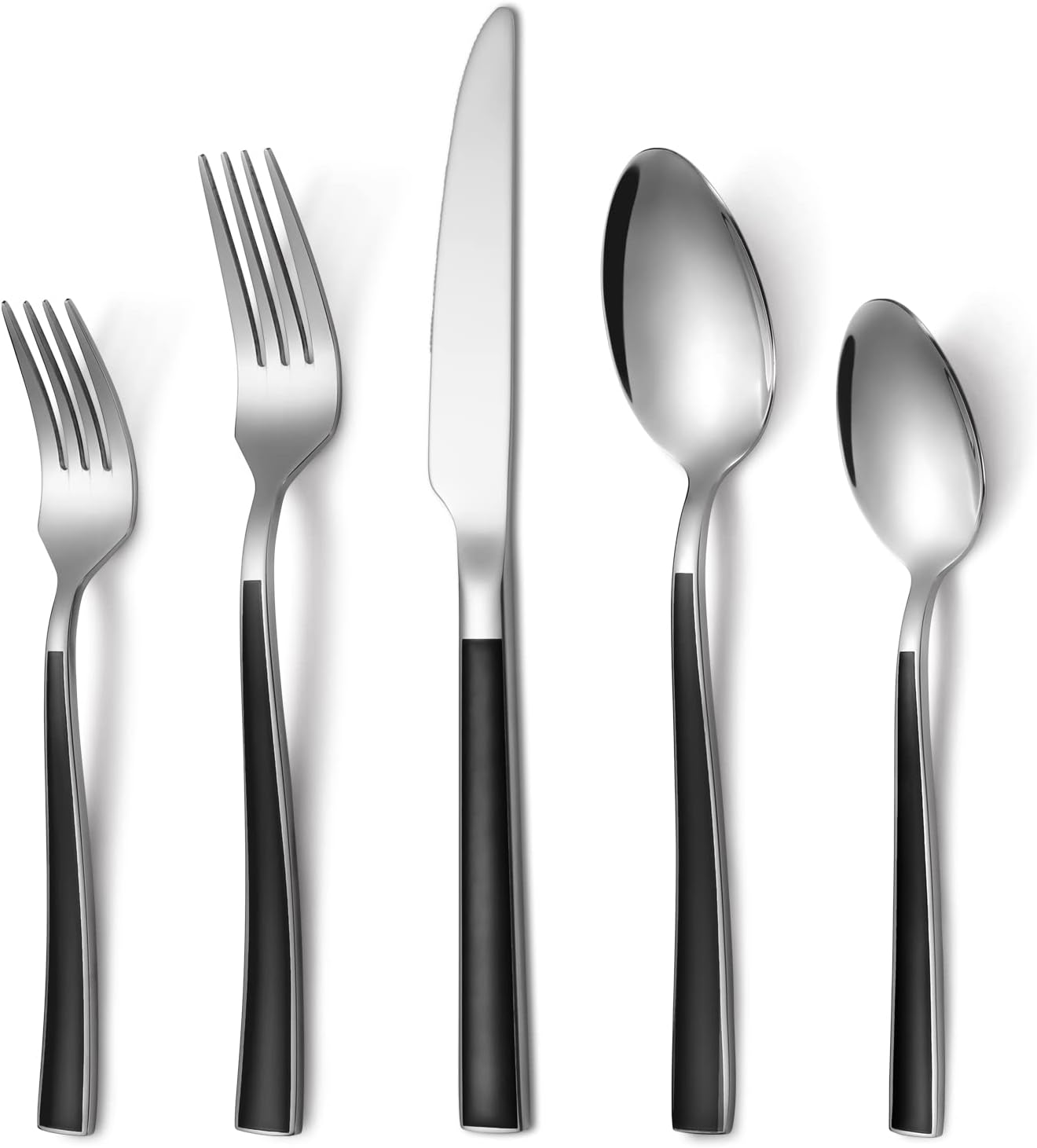 20 Piece Silverware Set, 18/10 Stainless Steel Flatware