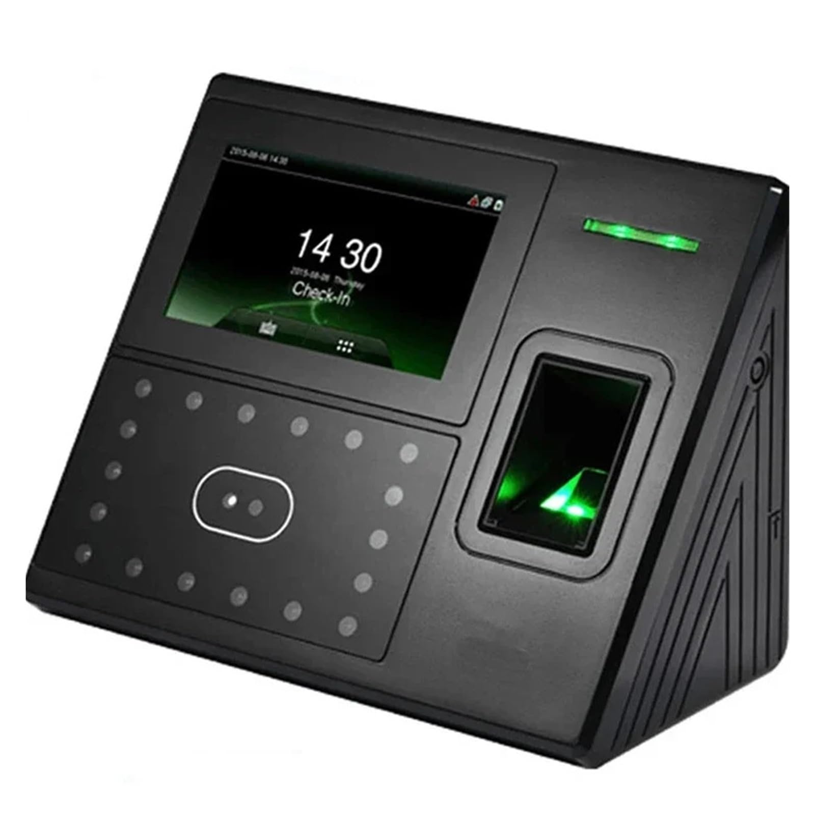 FBJAMZ Face Fingerprint Time Attendance,System for Small Business Access Control, Accurate Employee Punching Card Recognition