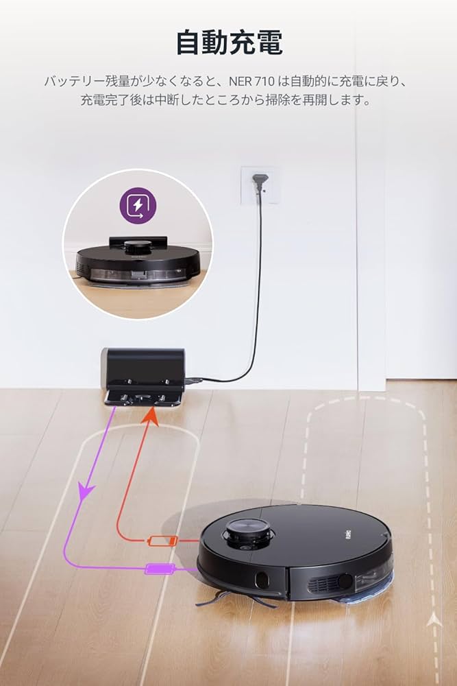 【2024新登場】 EUREKA NER710ロボット掃除機 61MzdNRXVuL._AC_UF894,