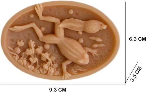 Miniatura 18 de Grainrain Molde de jabón Artesanía de silicona para hacer jabón para bebés, molde de resina para velas, molde hecho a mano (12288)
