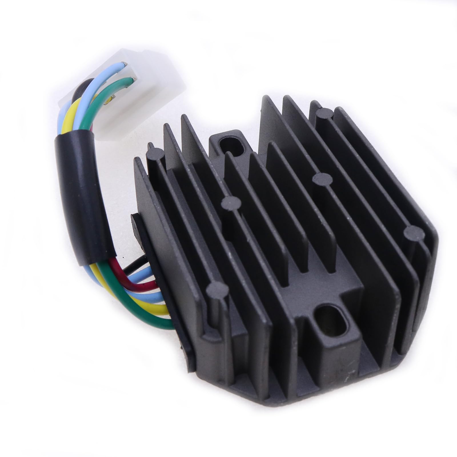 Regulador de voltaje de 12 V RP201-53710 19267-64600 compatible con tractor Kubota B2410HSD B2410HSDB 2410HSE B2710HSD de 6 núcleos