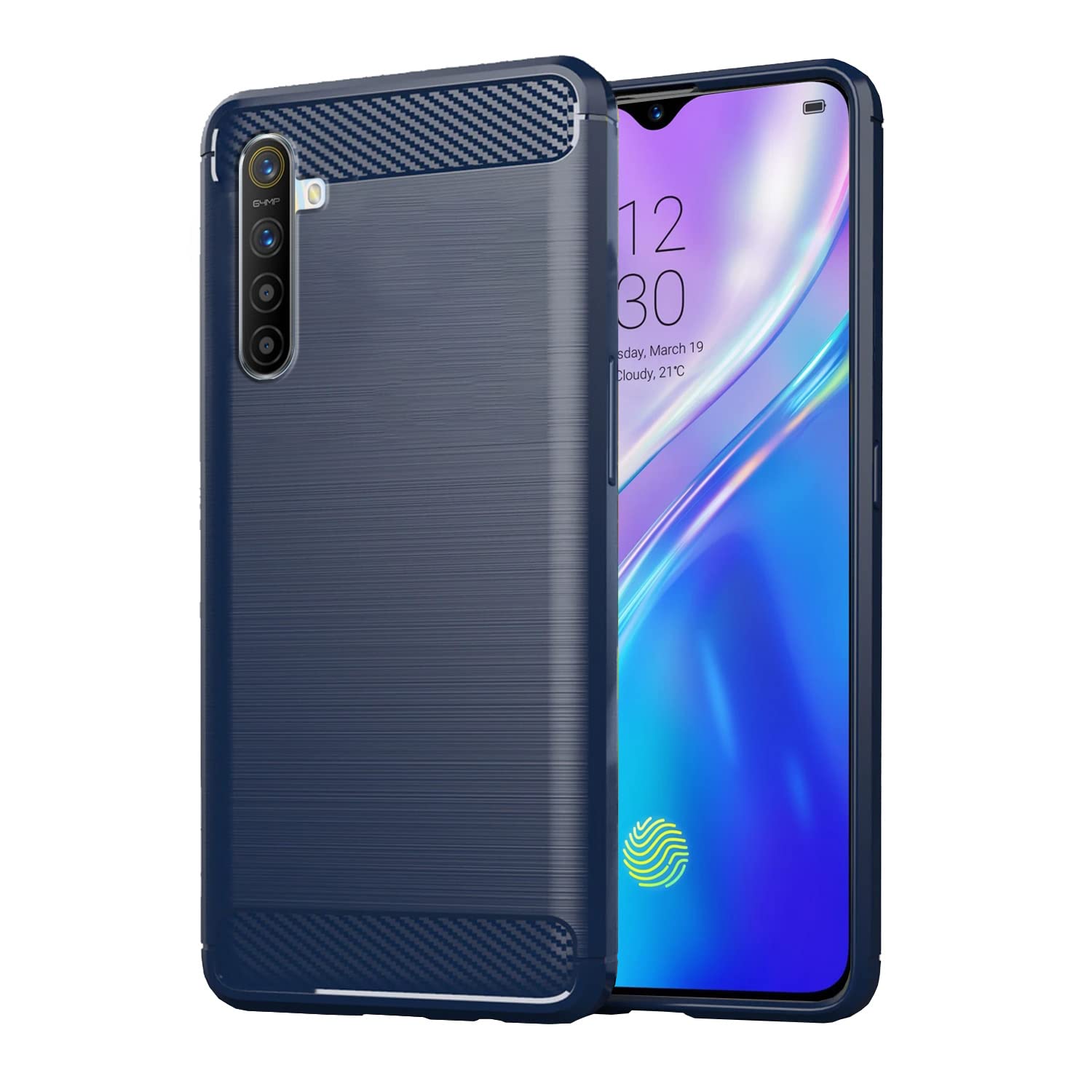 Pikkme Realme XT Back Cover |Hybrid Shock Proof | Matte Soft Silicon Flexible | Back Case for Realme XT (Blue) (B0BZMQ43YK) Amazon Price History, Amazon Price Tracker