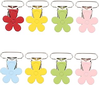 TOYANDONA 8 Peças Clipe De Chupeta Clipe De Alça Clipe De Suspensório De Bebê Clipe De Chupeta Suspensório Clipe De Chupeta De Bebê Clipes De Manequim Suspensório De Bebê Suporte De Chupeta