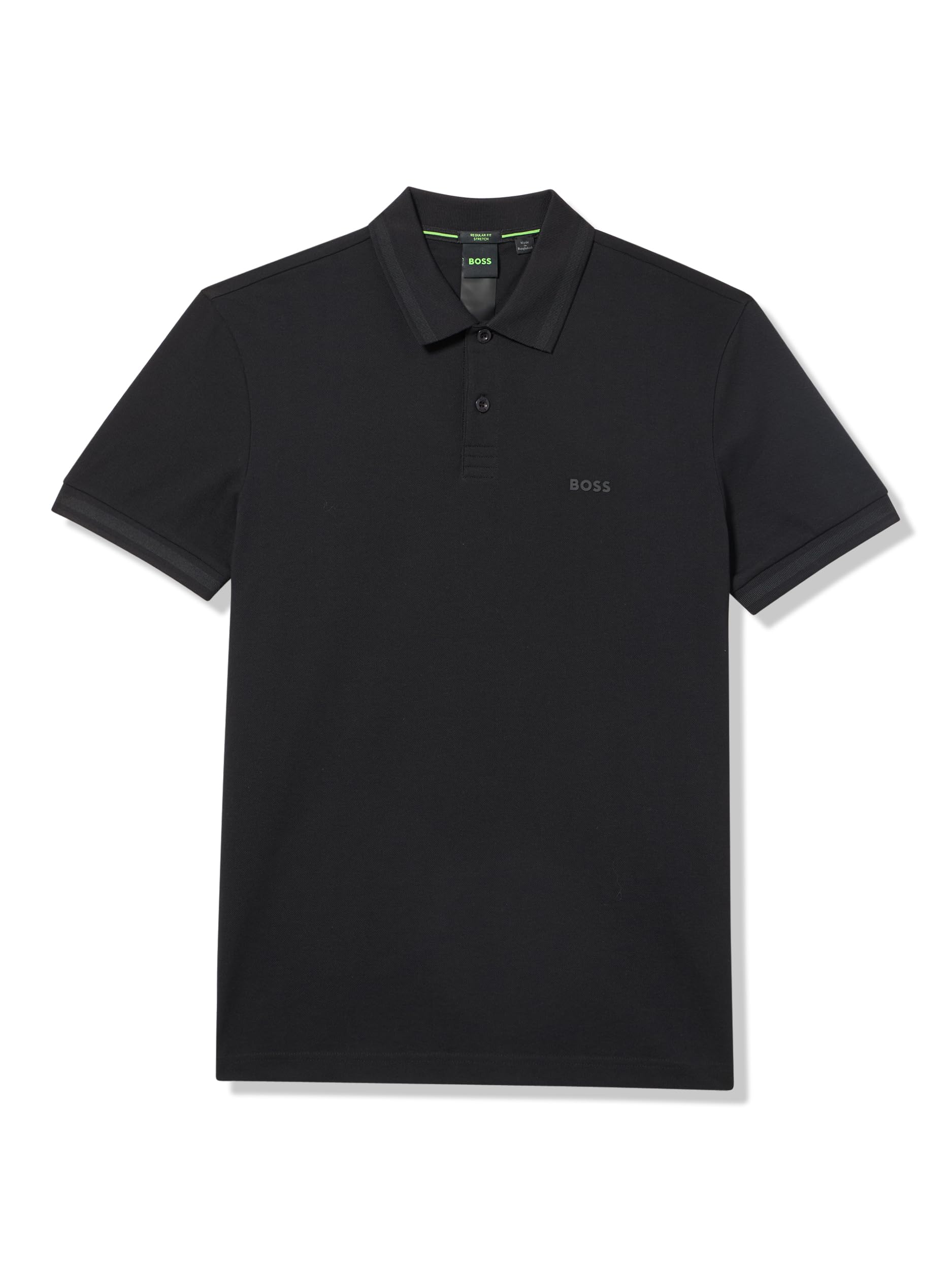 BOSS Mens Pio Sporty Tonal Collar Polo