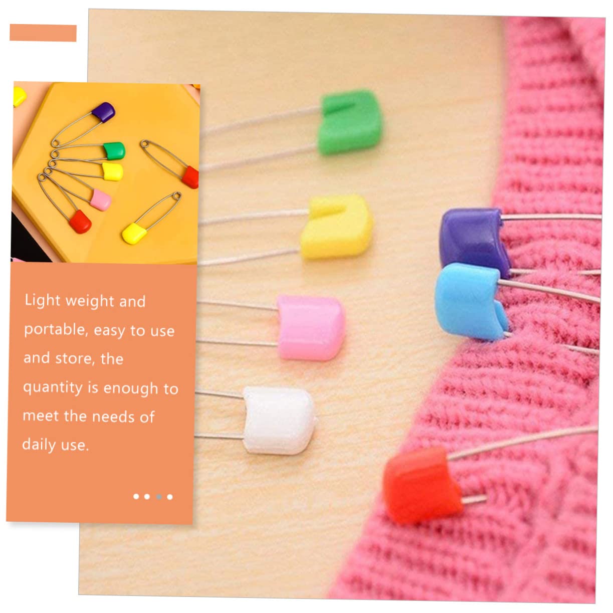 50 Pezzi Spille Da Balia Colorate 54mm - Per Pannolini, Cucito, Artigianato, Bambini, Plastica E Metallo