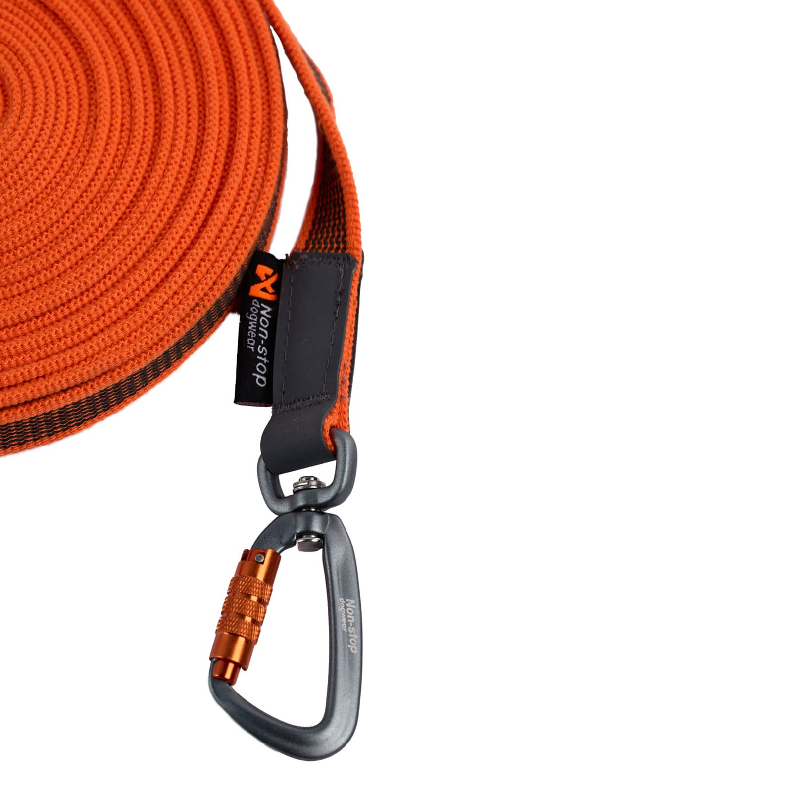 Non-Stop Dogwear Friction Long Line, Orange - 15m, 15 M - Image 3