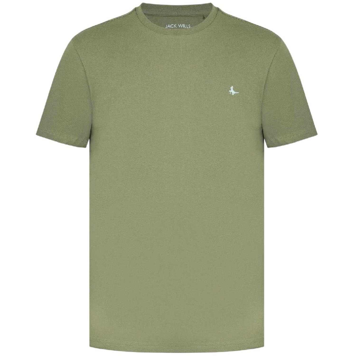 Jack Wills Men's Jw Sandleford T-Shirt Green Large