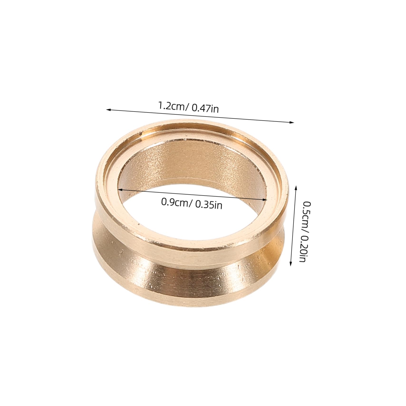 VICASKY 2 Pack Fishing Rod Reel Guide Rings Line Guides for Repair Replacement Set 9mm Diameter