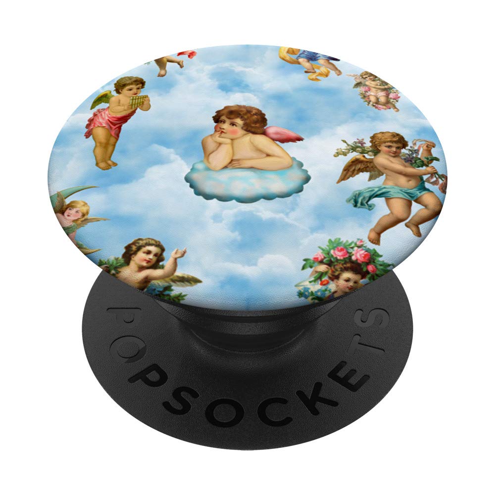 angel cherub antique PopSockets Grip and Stand for Phones and Tablets