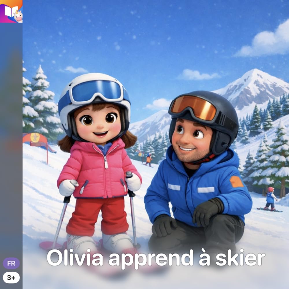 Olivia Apprend à Skier: Une première leçon de ski pour les enfants (Olivia Relève Tous Les Défis)