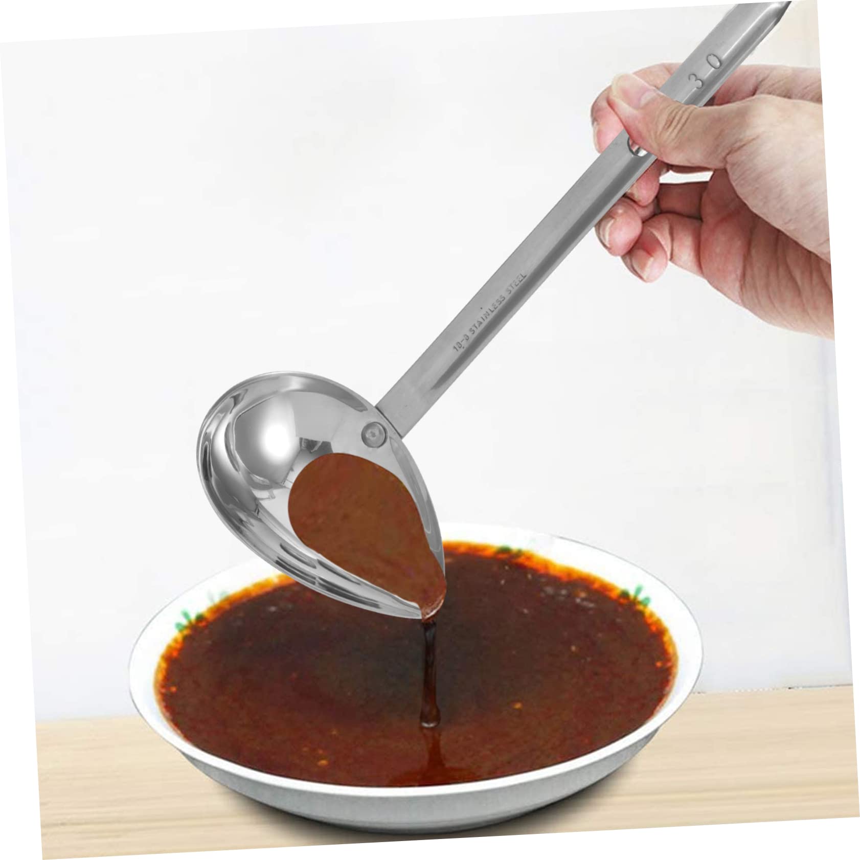 2piezas Cucharón Inoxidable Para Salsas Para Cocina Profesional o Repostería