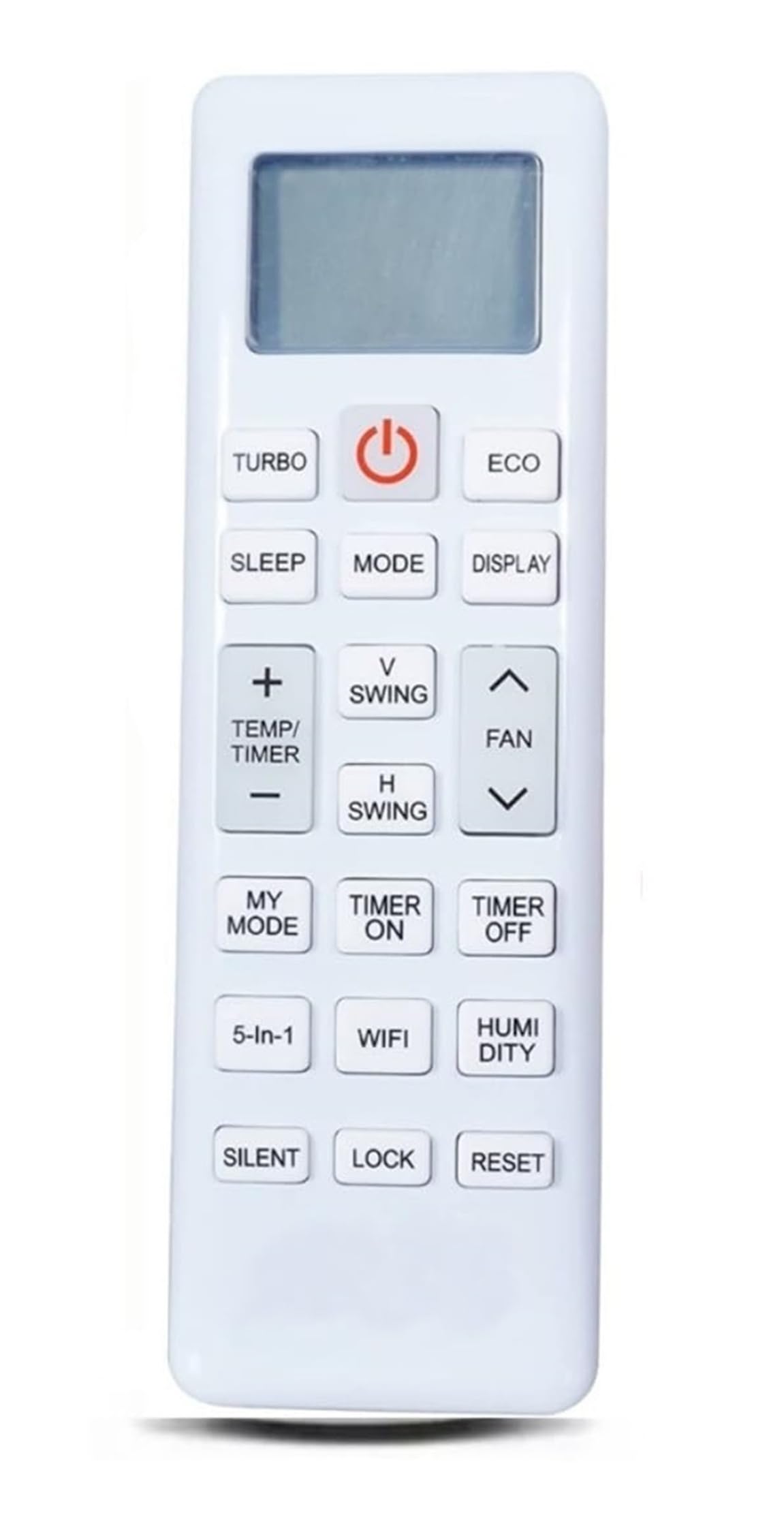 Compatible for Lloyd 1.5 Ton 3 Star Inverter Split Remote 5 in 1 Convertible, White Model No. GLS18I3FWAGC My Mode/5 in 1/WiFi/Humidity Button Plesase Match-image-3