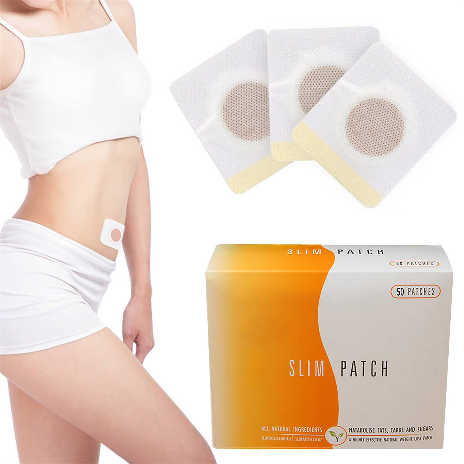 Detox Slimming Patch Slimming Belly Pellet BOLHGF Effective Ancient Remedy Healthy Detox Slimming Patches Belly Button Natural Herbal Mugwort Navel Sticker For Weight Loss (30PCS)
