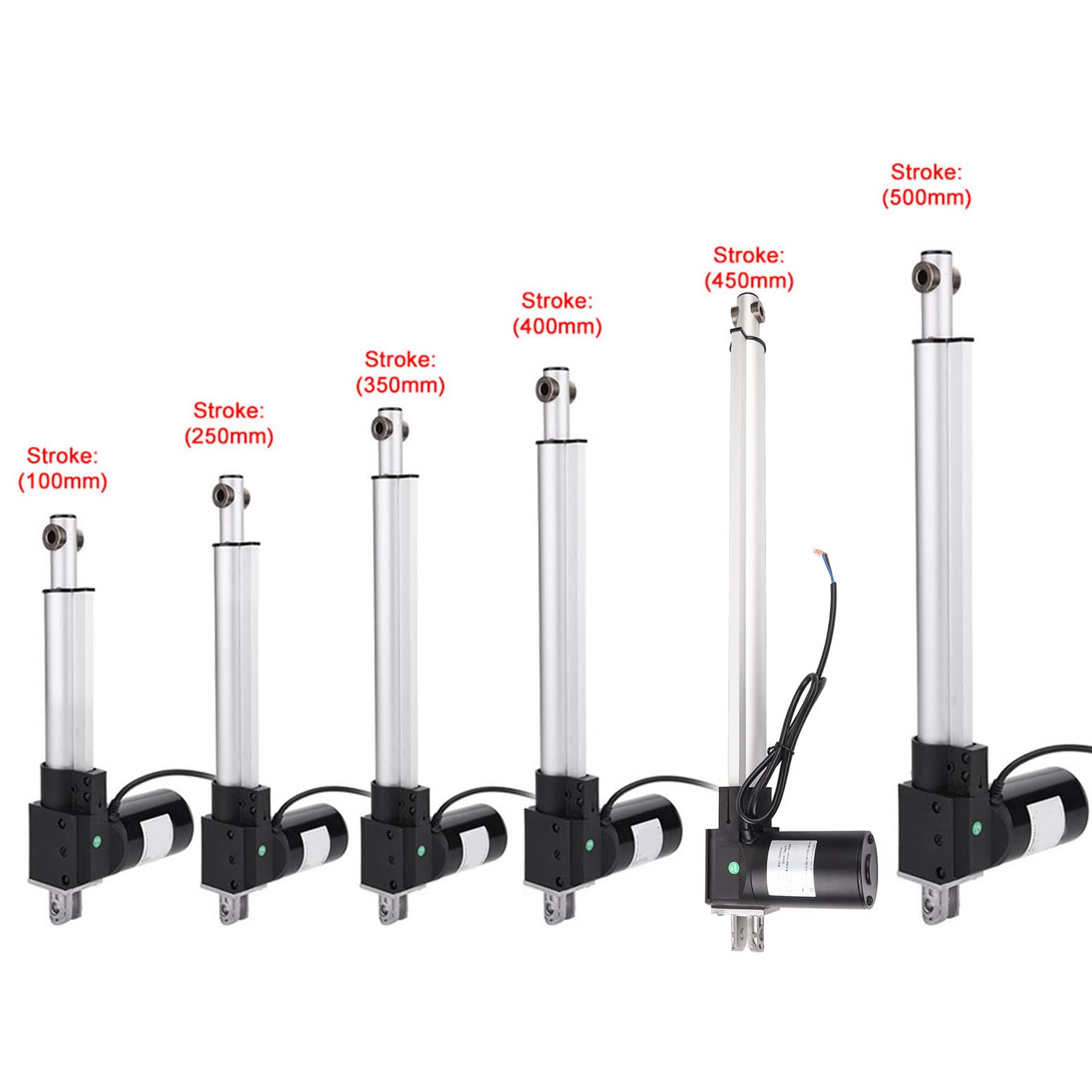 Attuatore Elettrico Lineare 12V 6000N - Corsa 100mm Per Auto, Agricoltura E Medicale - Foto 5