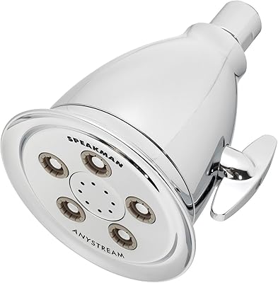 Speakman, Polished Chrome S-2005-HB Hotel Anystream High Pressure Shower Head-2.5 GPM Adjustable Replacement Bathroom Showerhead