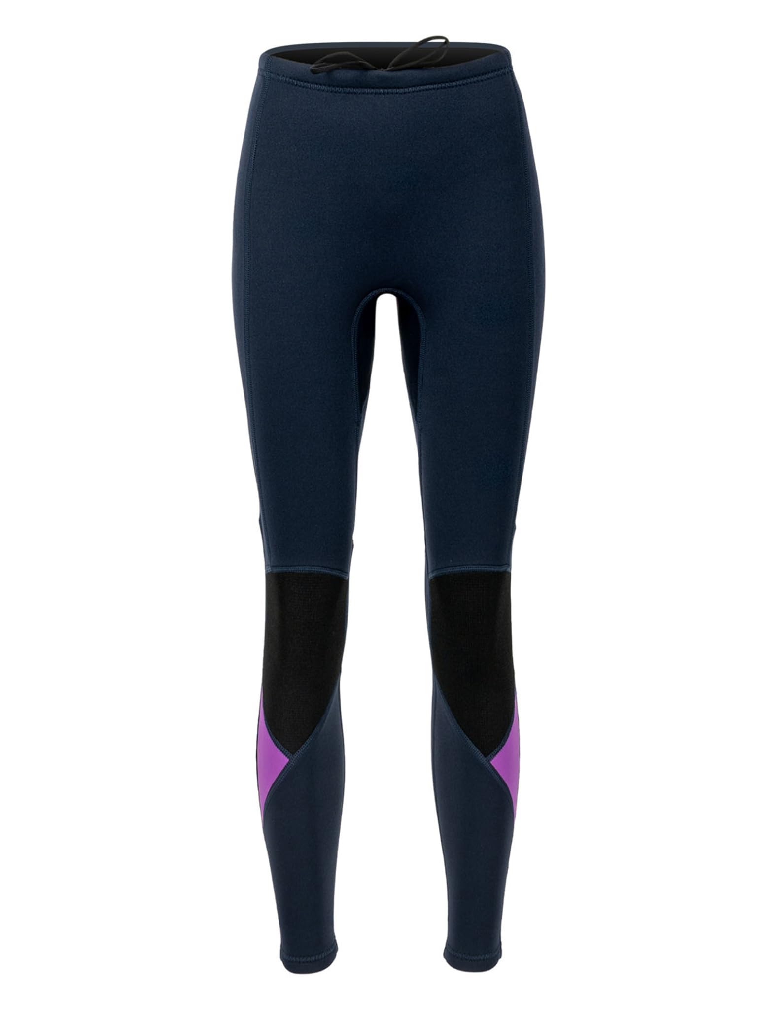 Yihuimin Women 3mm Neoprene Diving Wetsuit Drawstring Surfing Swim Bottoms Elastic Waistband Pants Bathing Suit Dark Blue Medium