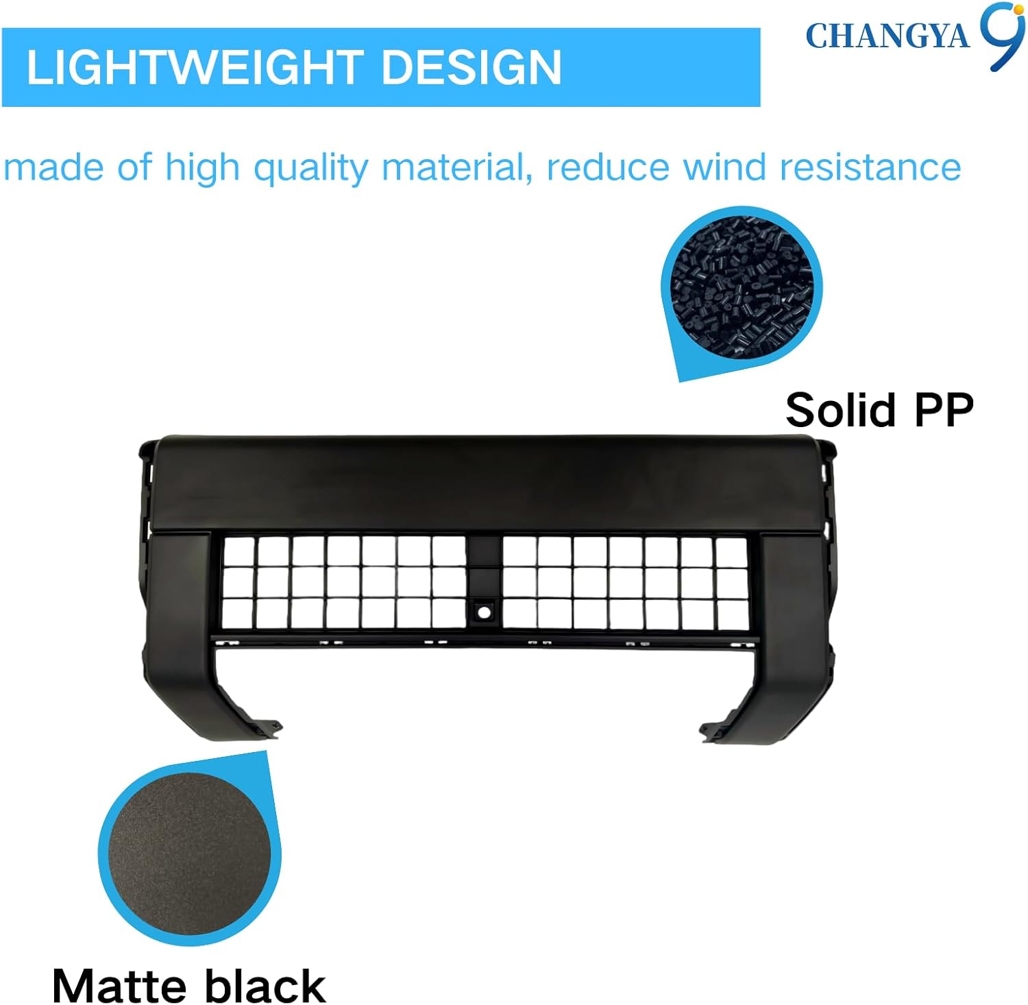 Front Bumper Cover Upper Lower Grille Kit Trim Fit For Toyota Land Cruiser Prado J250 LC250 2024 2025 52104-60L90,Black PD24D03