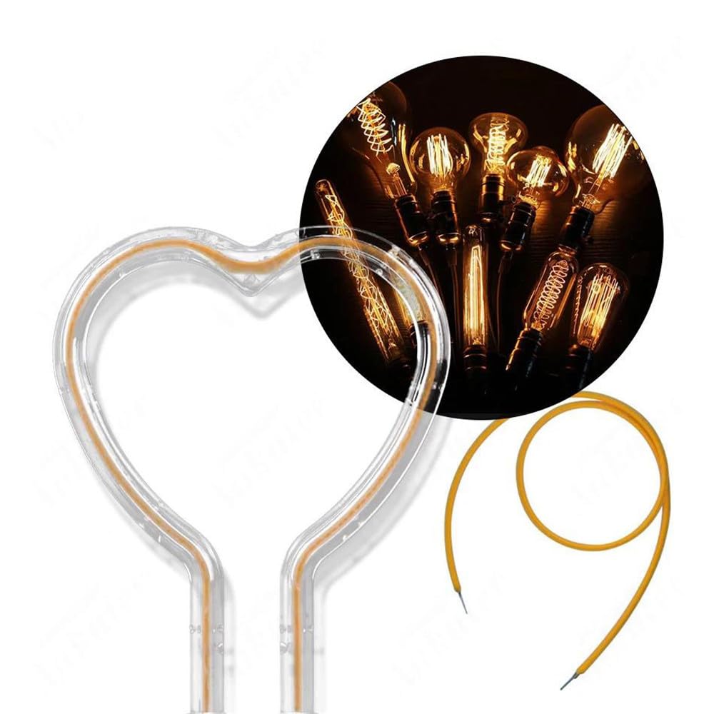 DLEDMOP Filament Flexible LED Light 5PCS COB LED Flexible Filament