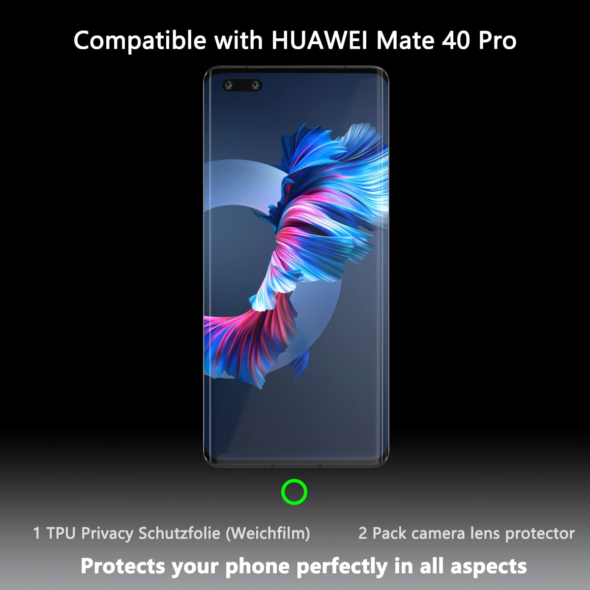 Protection D'Écran Pour Samsung Note 20 Ultra, Flexible Tpu Anti Espion 1 Pièces Et Note 20