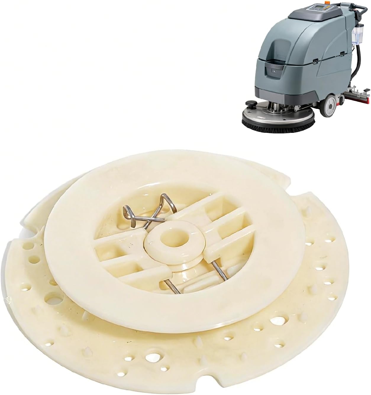 GrandEast Pad Retainer Compatible with Tennant T5, 5680, 5700, 7200, 7100, 8300 Floor Scrubber Cleaning Equipment Accessories