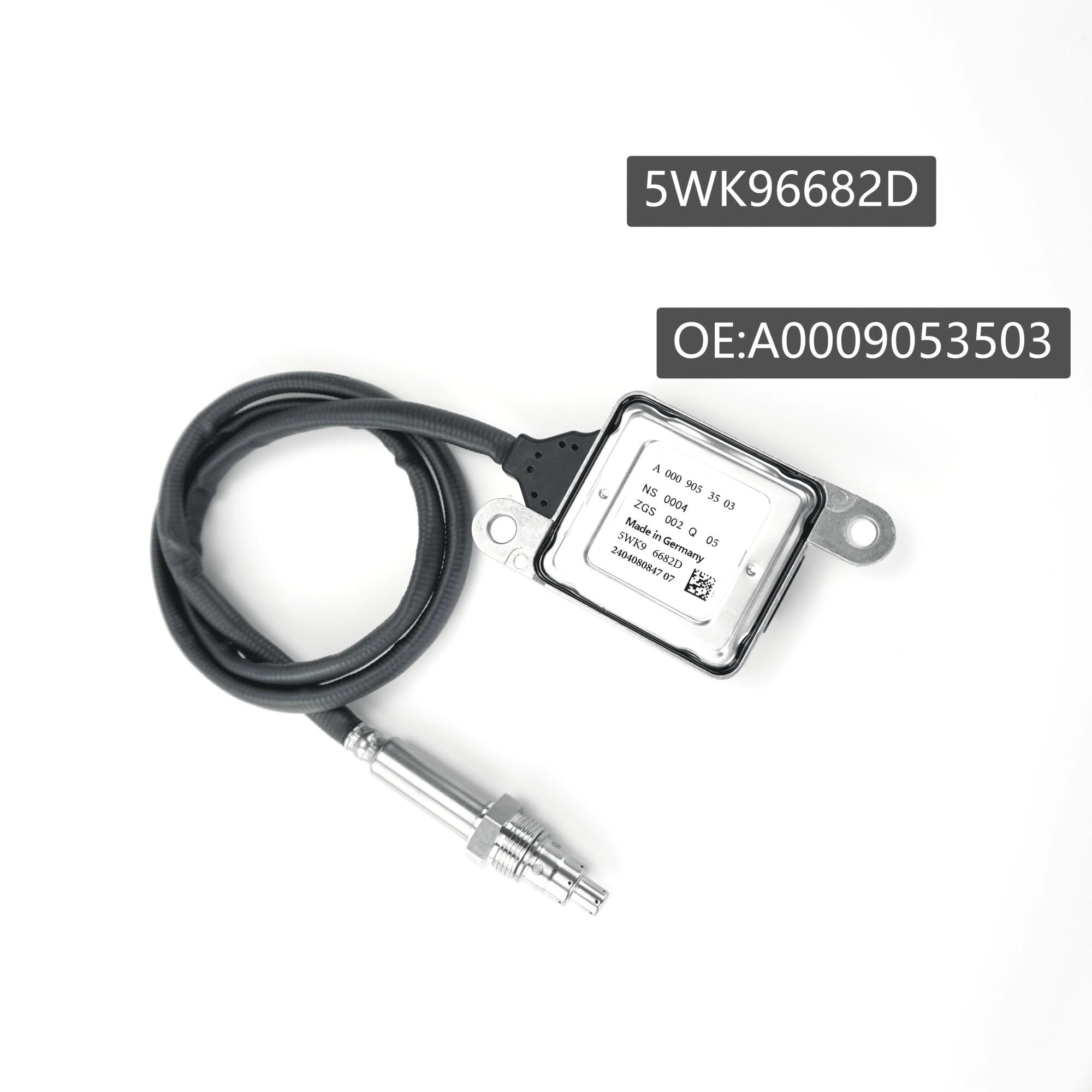 A0009053503 5Wk96682D Sensor de óxido de nitrógeno (NOx) Compatible con Benz para Sprinter GL350 0009053503 Sensor de óxido de nitrógeno para automóvil