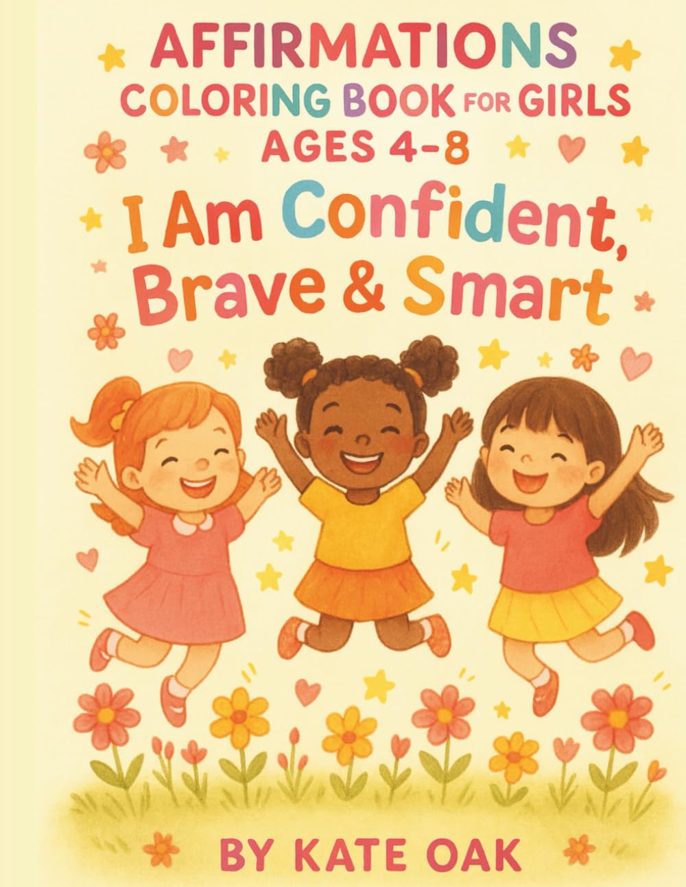 Affirmations Coloring Book for Girls Ages 4-8: I Am Confident, Brave & Smart: 30+ Positive Affirmations & Fun Coloring Pages to Build Self-Esteem and Confidence (The Power Factory)