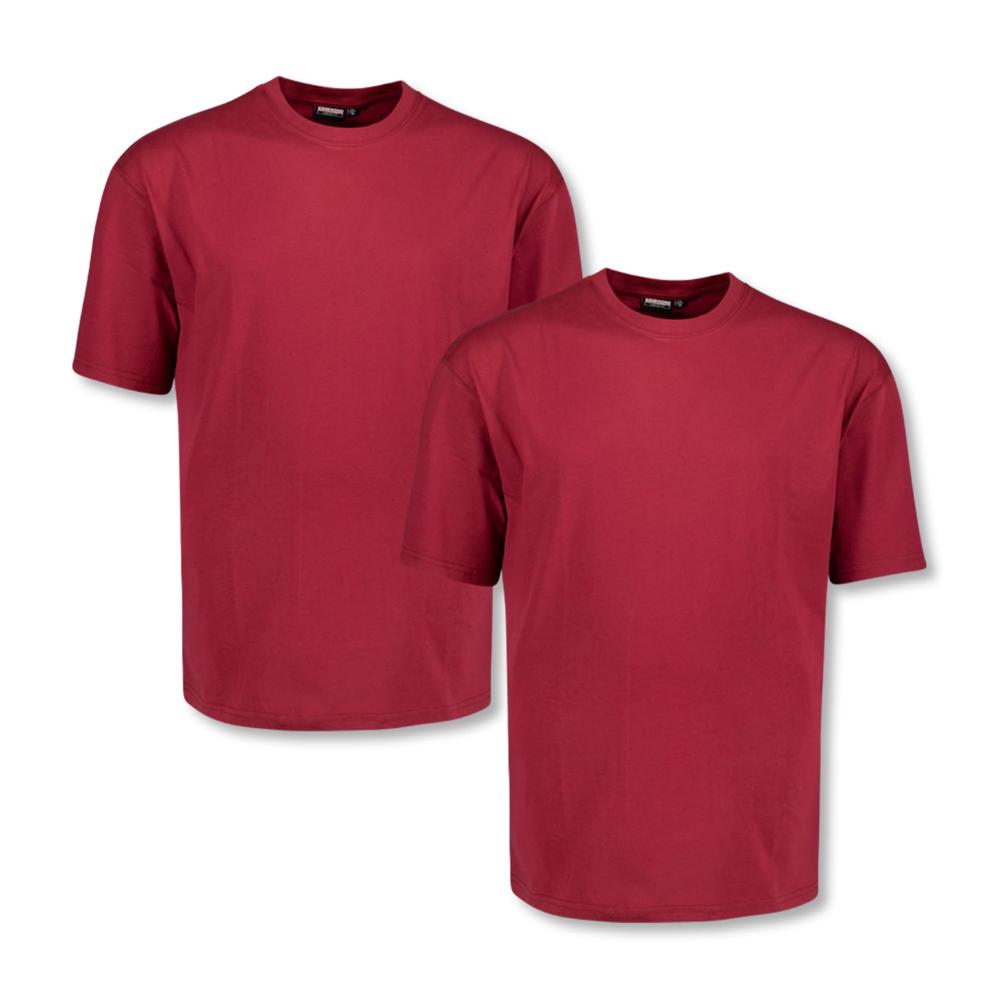 ADAMO Marlon - Camiseta (2 Unidades, XXL-56 hasta 10XL-86/88), Color Negro, Blanco, Azul, Rojo, Gris Claro