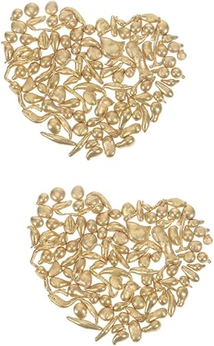 EXCEART Paquete de 2 paquetes de partículas de latón para fabricación de joyas para adultos, kit de fusión de oro, herramientas de joyería, kit de