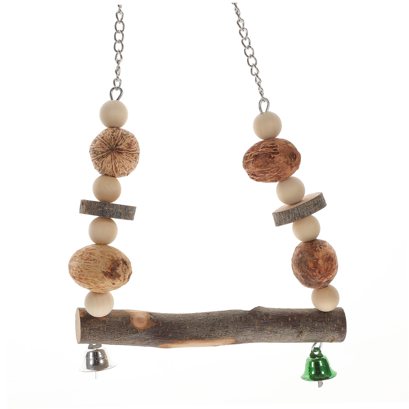 POPETPOP Parakeet Swing Wear Resistant Bird Hammock for Parrots Decorative Hanging Swing for Bird Cage for Exercise and Balance Improvement for Budgies and Cockatiels