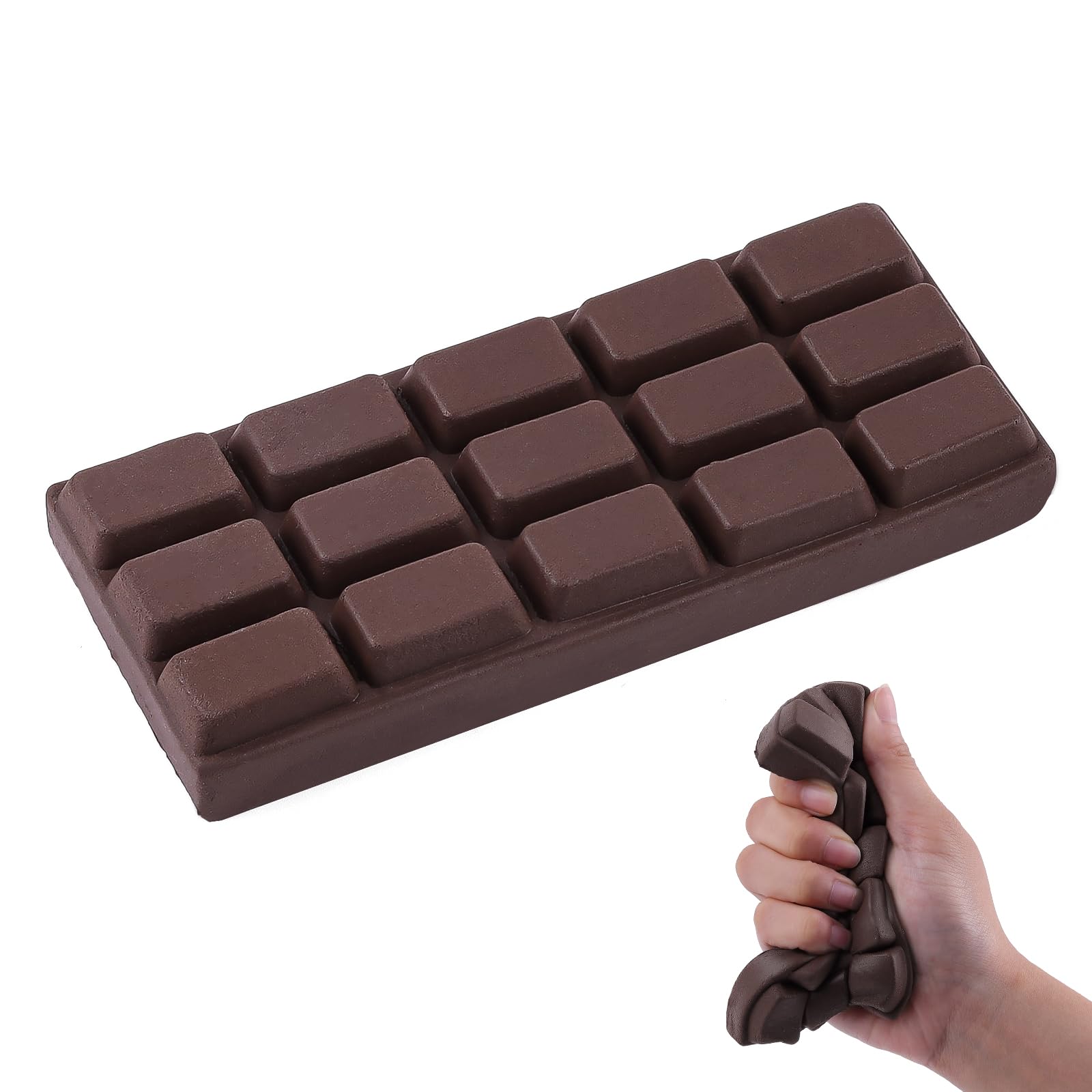 Anboor Slow Rising Chocolate Squishy Toys For Kids Food Foam Stress Squishes Cute Giant Squeeze Toy