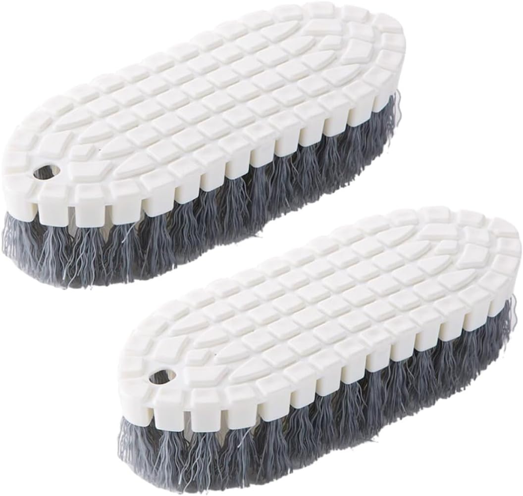 2pcs Flexible Folding Kitchen Scrubber Brush for Stove Cleaning