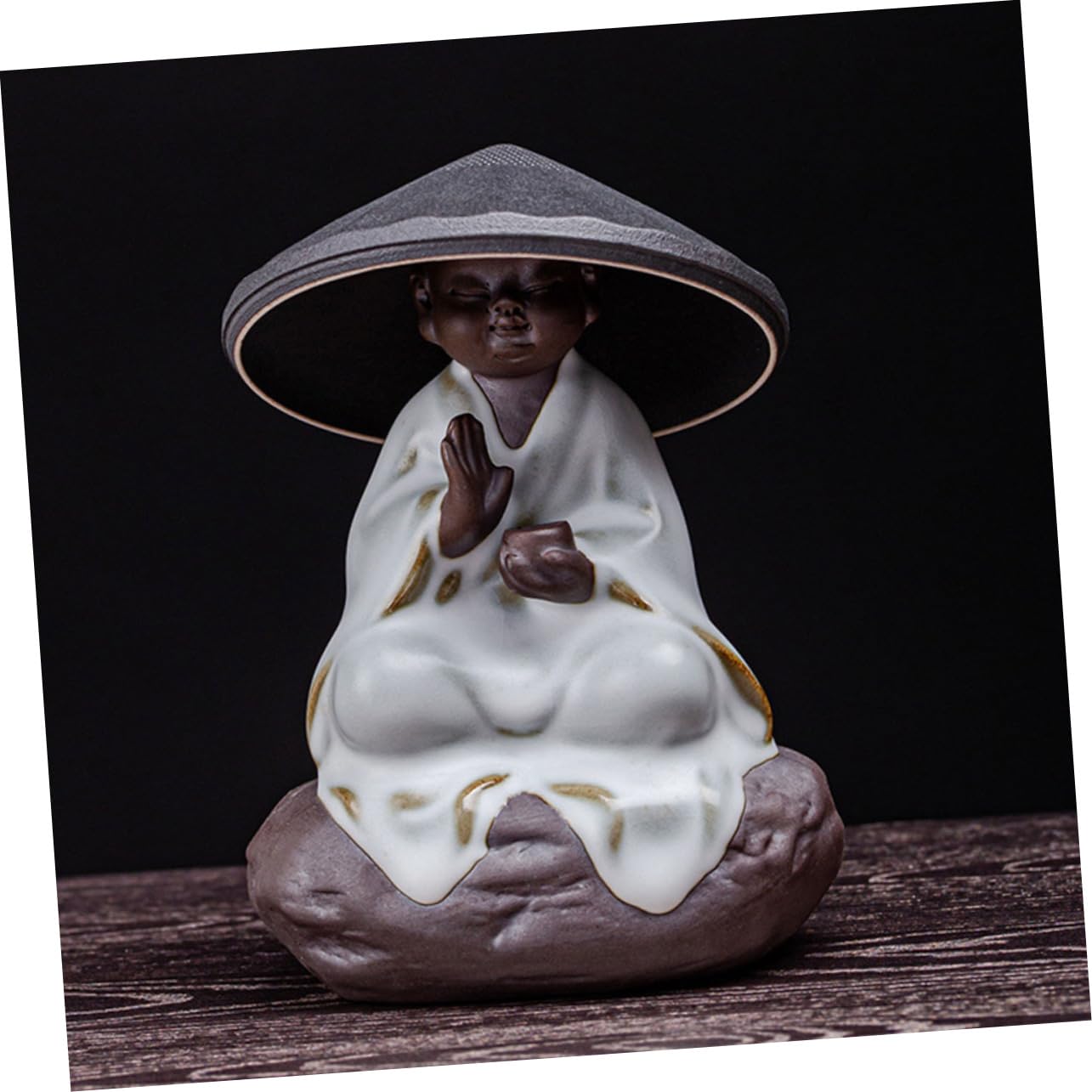 ULTECHNOVO Filtro per Tè in Ceramica Statuetta Decorativa Infusore per Tè Sfuso e Decorazione da Scrivania Set da Adatto per Casa Ufficio e Regalo