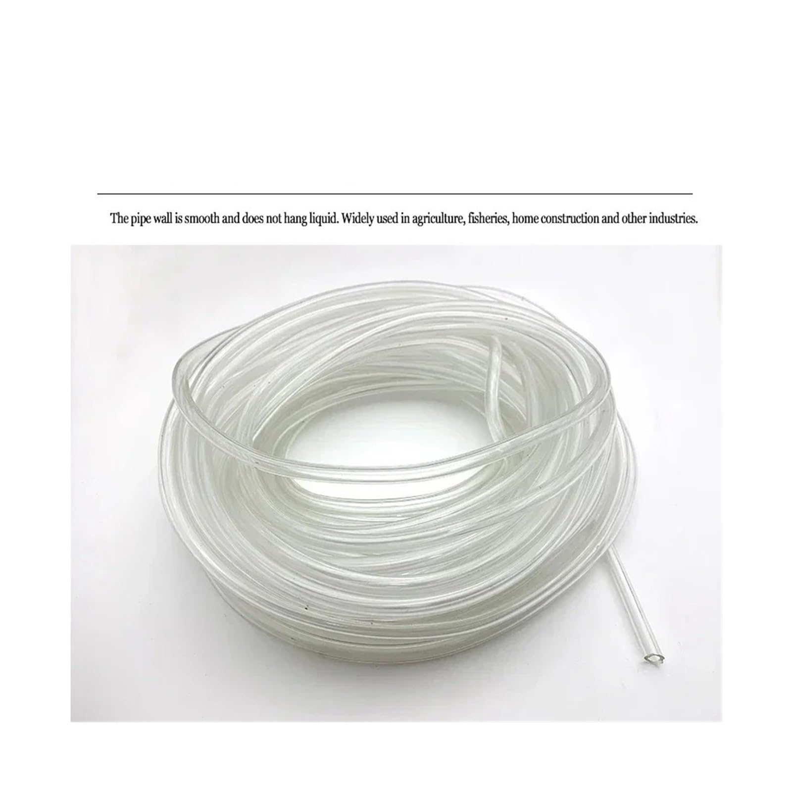 Manguera Blanda De PVC ID 2 3 4 5 6 7 8 9 10 12 13 16 19 25 32 Mm Tubo Flexible Bomba Agua Transparente Plástico Inodoro(5M,16x18mm)